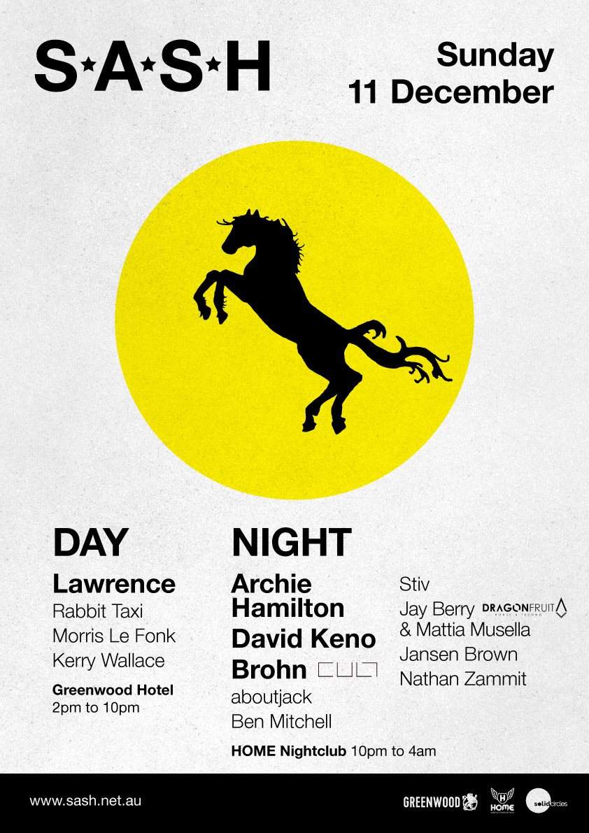 S.A.S.H by Night / Day - Lawrence - Archie Hamilton - David Keno - Página frontal