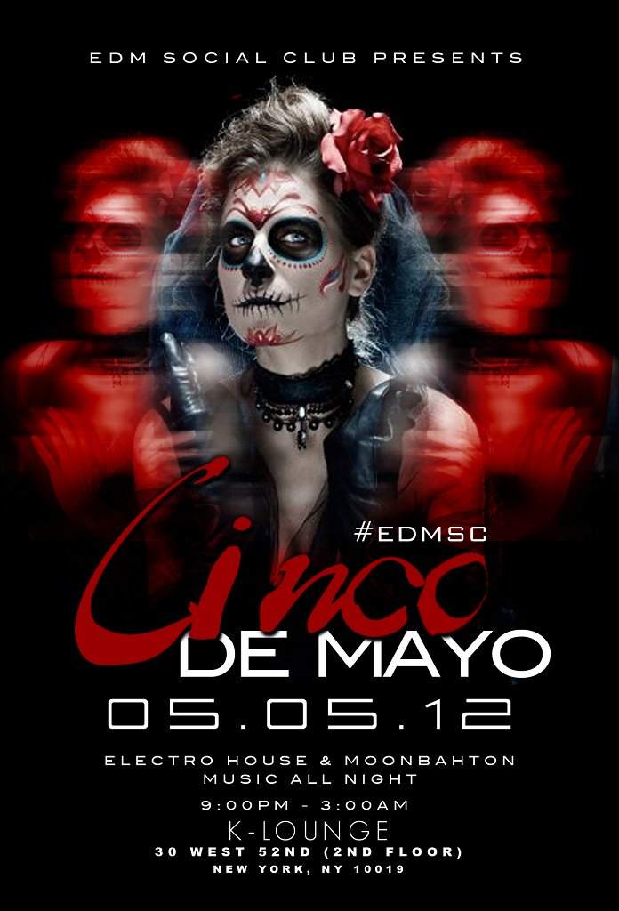 EDM Social Club presents Cinco De Mayo - Página frontal