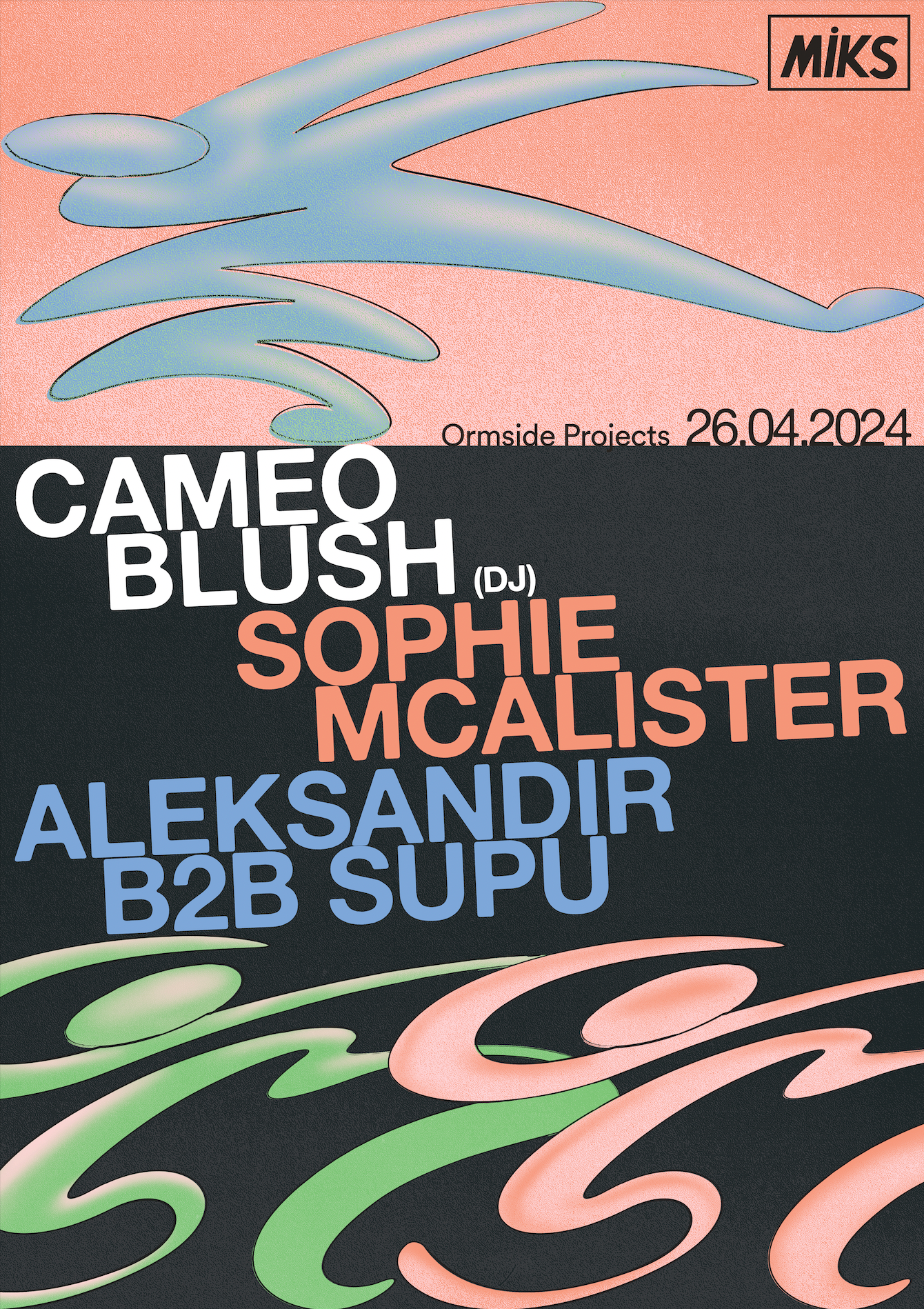 Miks with Cameo Blush, Sophie McAlister, Supu & Aleksandir - Página trasera