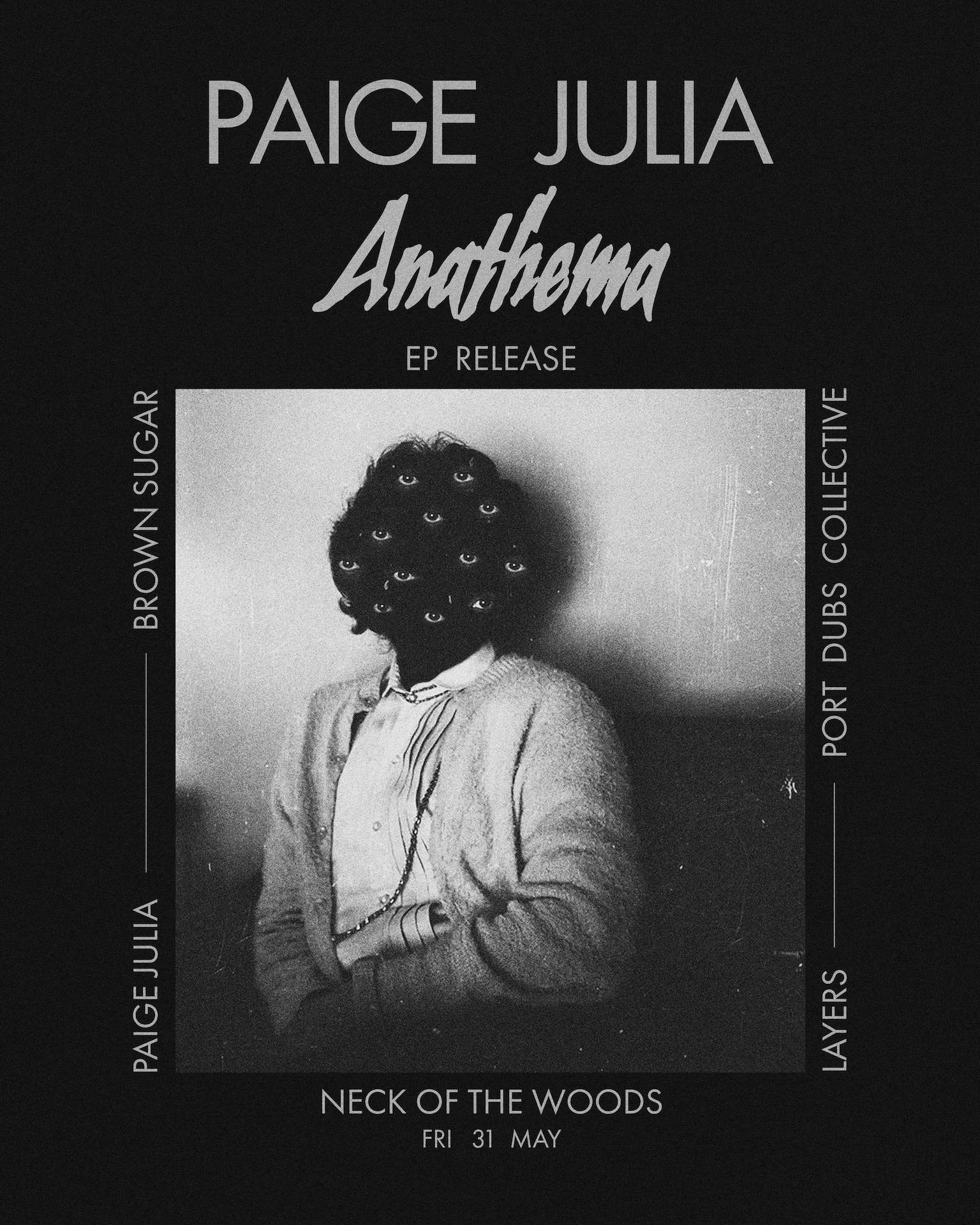 Paige Julia - Anathema EP Release (AKL) - Página frontal