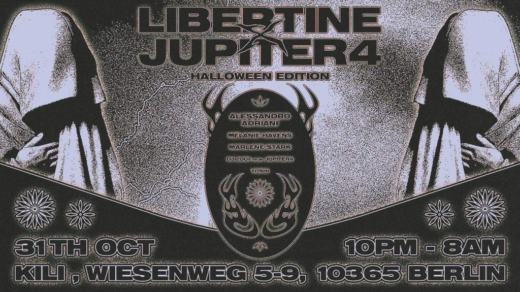 Libertine Records X Jupiter 4 Halloween - Página frontal