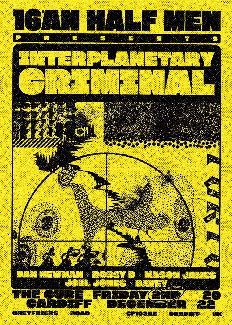 16'an half men present: Interplanetary Criminal - Página frontal