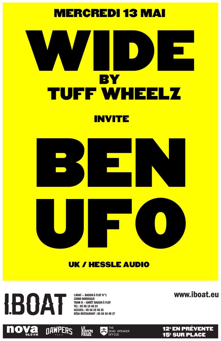 Wide: Ben UFO, Tuff Wheelz - フライヤー表