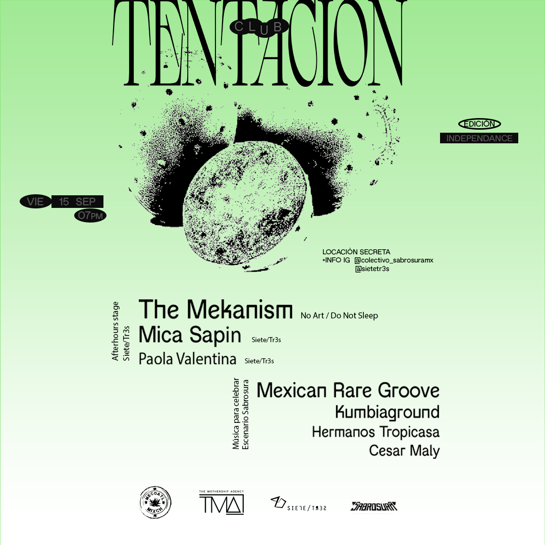 INDEPENDANCE x Club Tentacion presents: The Mekanism - Página trasera