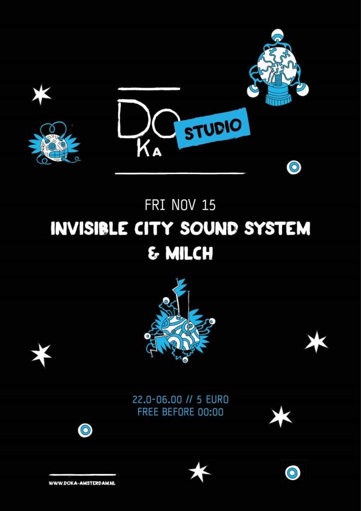Doka Studio - Invisible City Sound System & Milch - Página frontal
