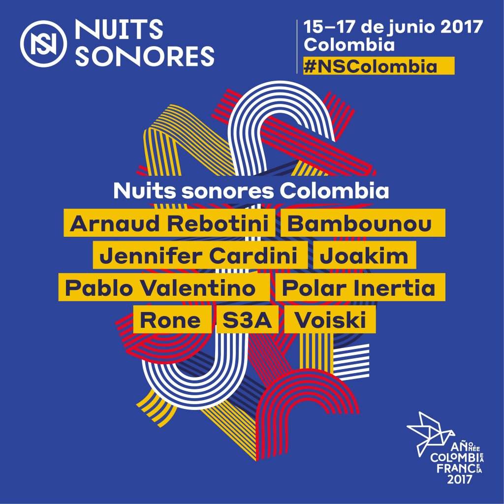 Nuits Sonores Colombia: Noche 1 - フライヤー裏