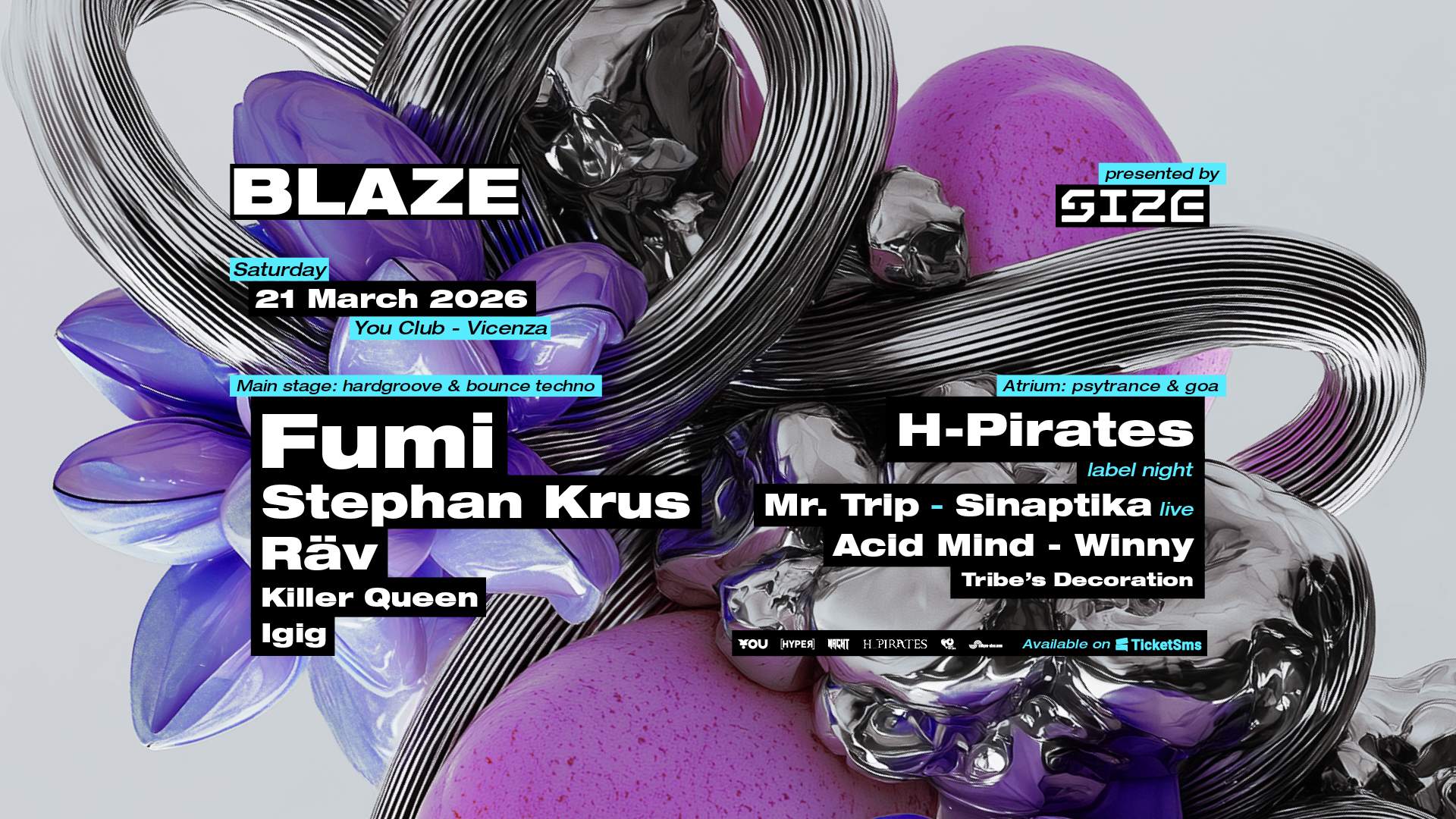 BLAZE with FUMI, Stephan Krus, Rav, H_Pirates Showcase at You Club, 北