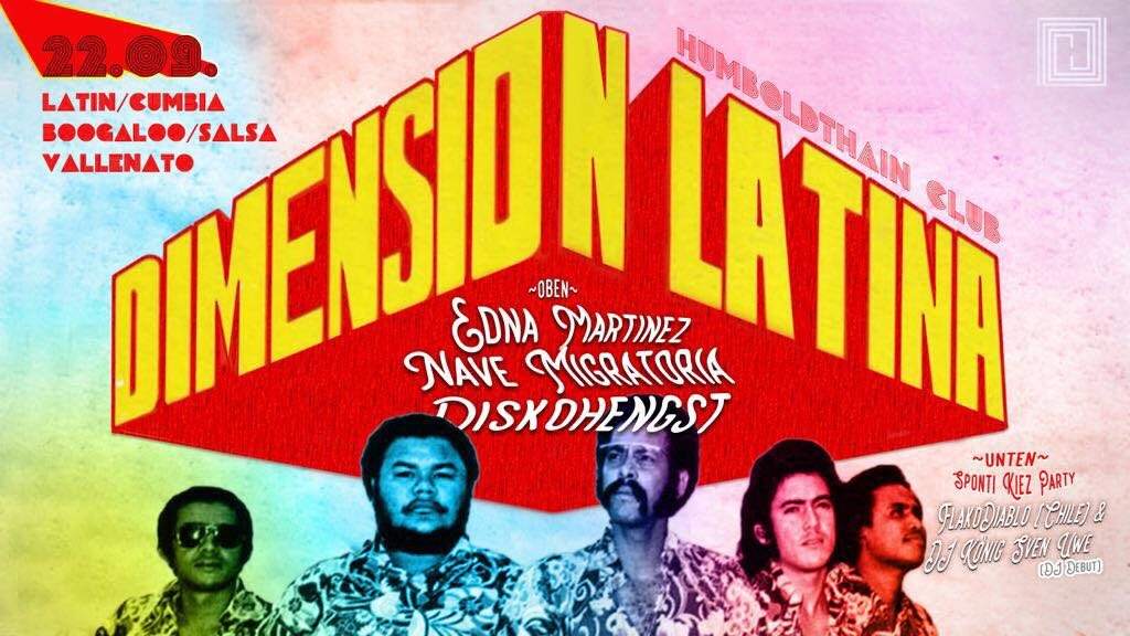 Dimension Latin - Kiez Party - Página frontal