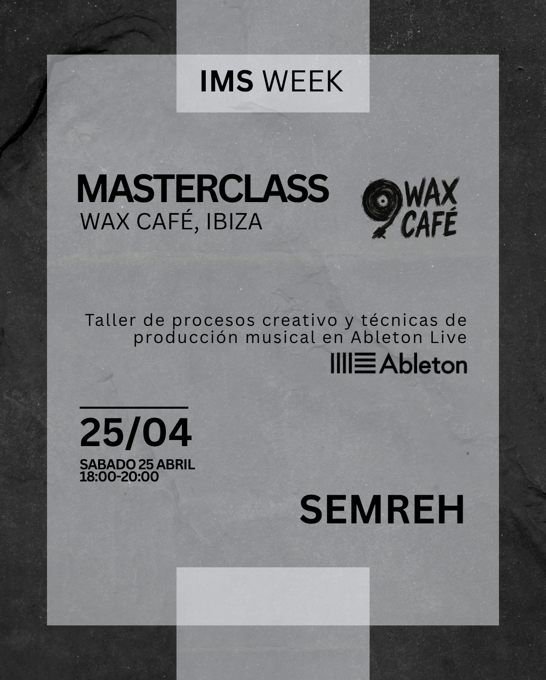 Ableton Live & Vinyl Masterclass - IMS Ibiza Week