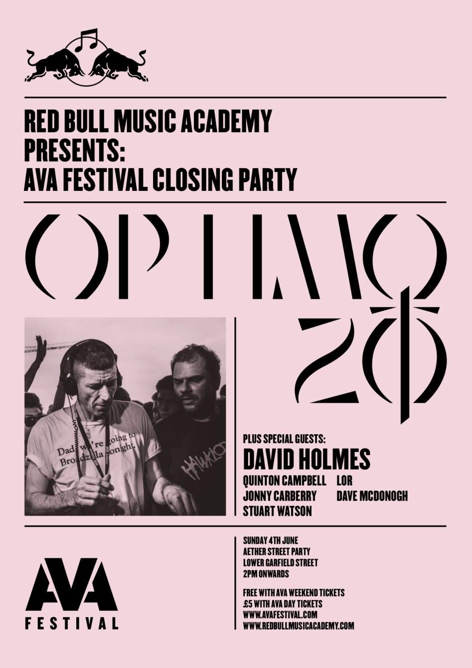 Red Bull Music Academy presents: AVA Festival Closing Party - Página frontal
