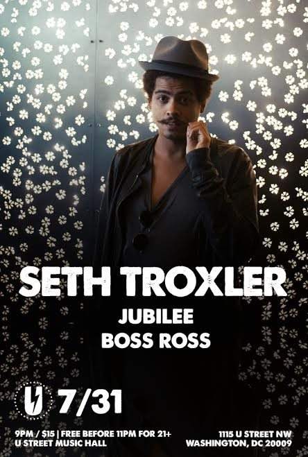Seth Troxler is Coming to America with Jubilee, Boss Ross - Página frontal