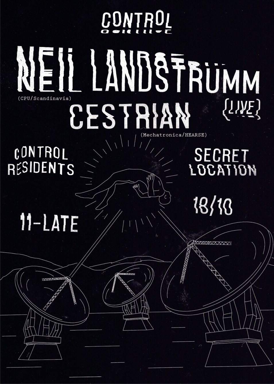 Control Neil Landstrumm (Live) & Cestrian. - Página trasera