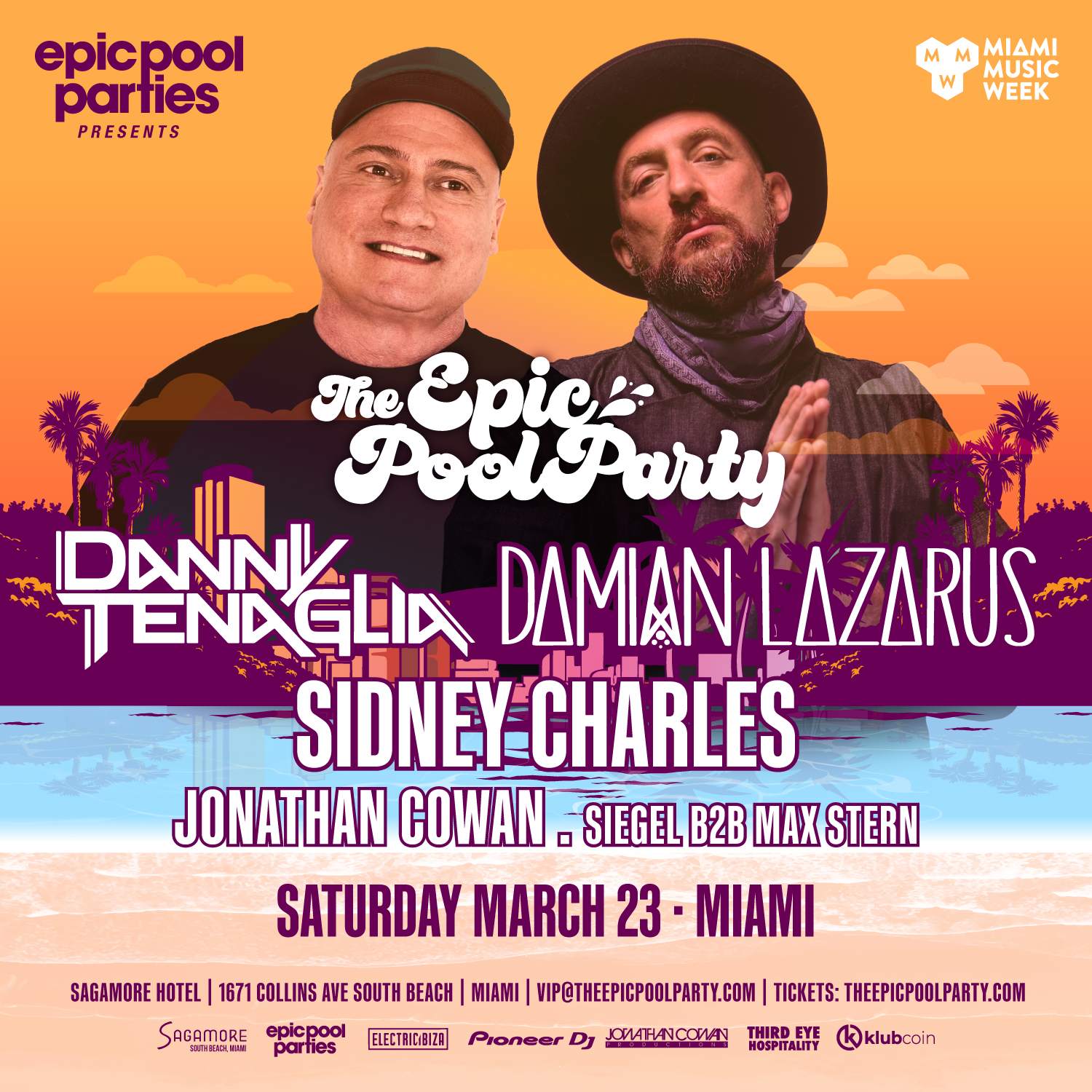 EPIC POOL PARTIES - DAY 4 - Danny Tenaglia - Damian Lazarus (Extended Sets) - Página frontal