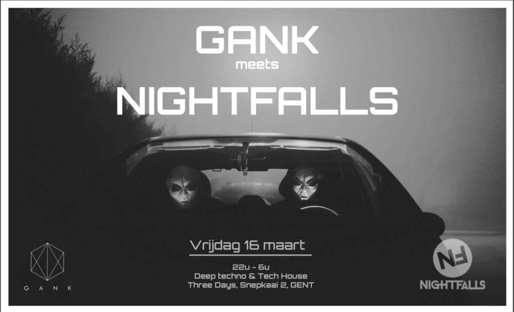 Gank Meets Nightfalls - フライヤー表