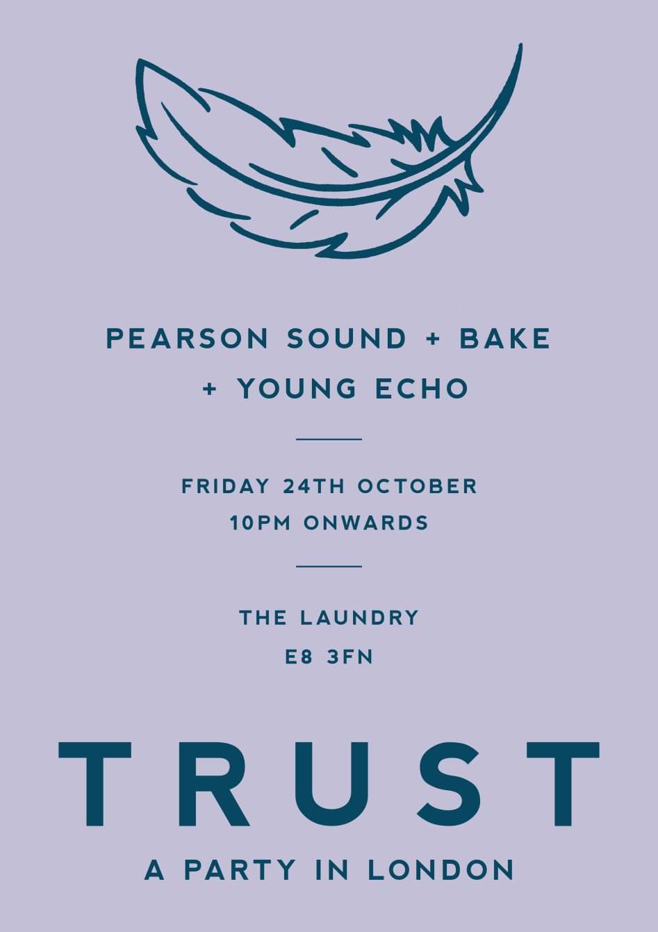 Trust with Pearson Sound + Bake + Young Echo - Página frontal