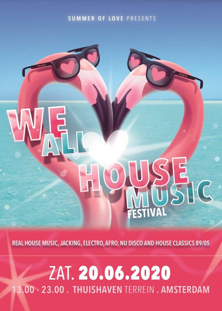 [POSTPONED] We all Love House Music - Página frontal