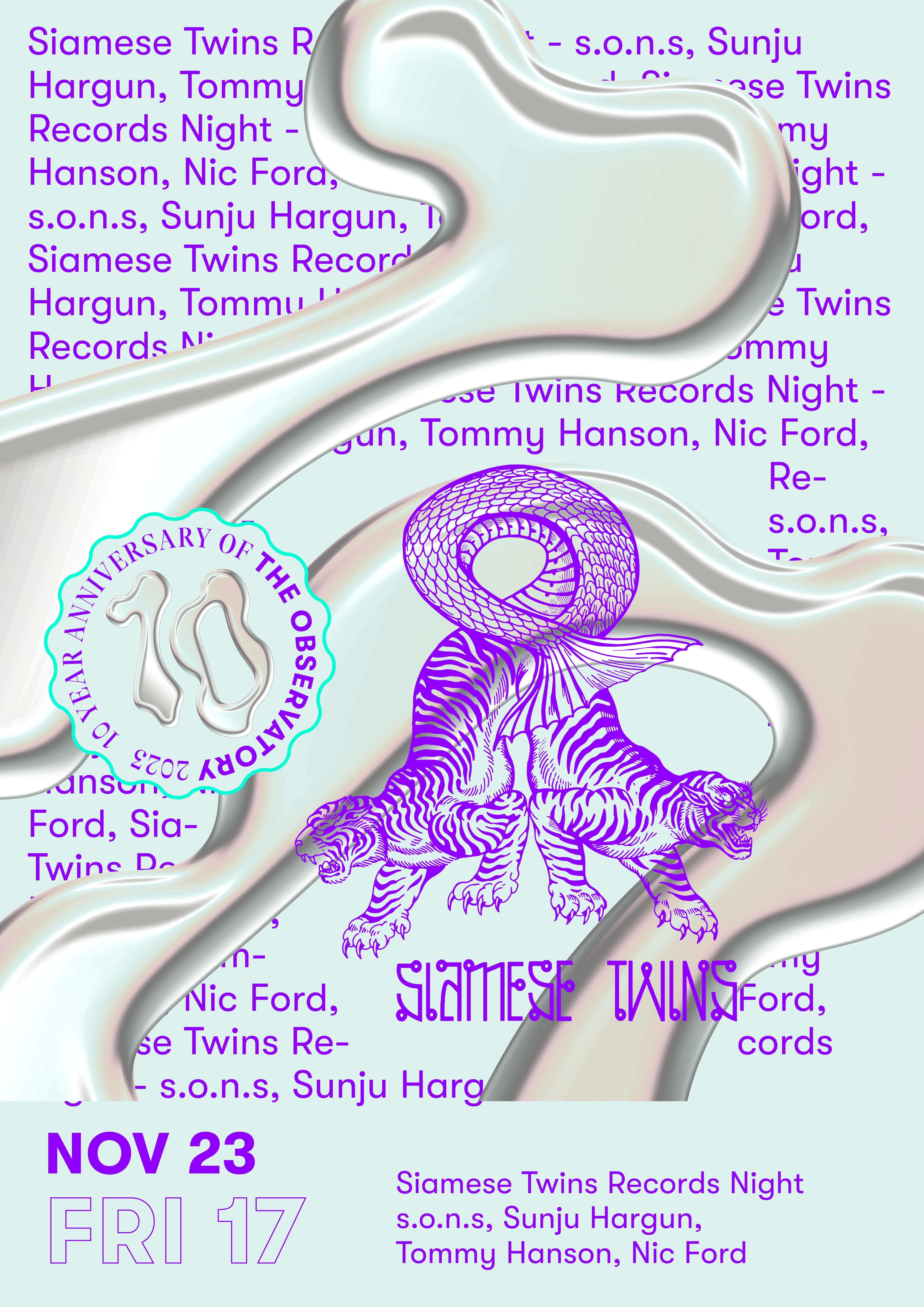 Siamese Twins Records Bangkok - Página frontal
