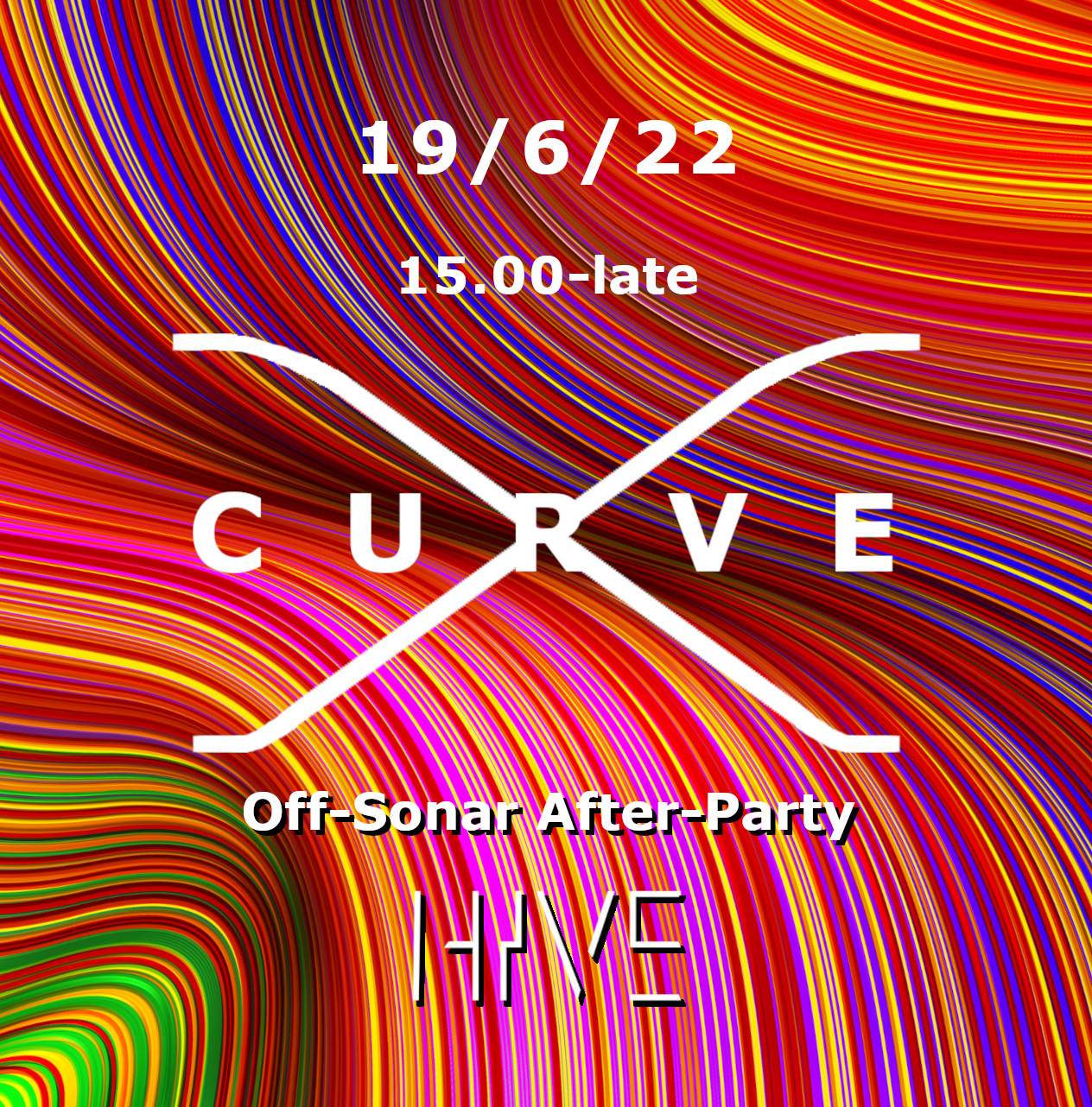 Curve - Off Sonar free afterparty - フライヤー表