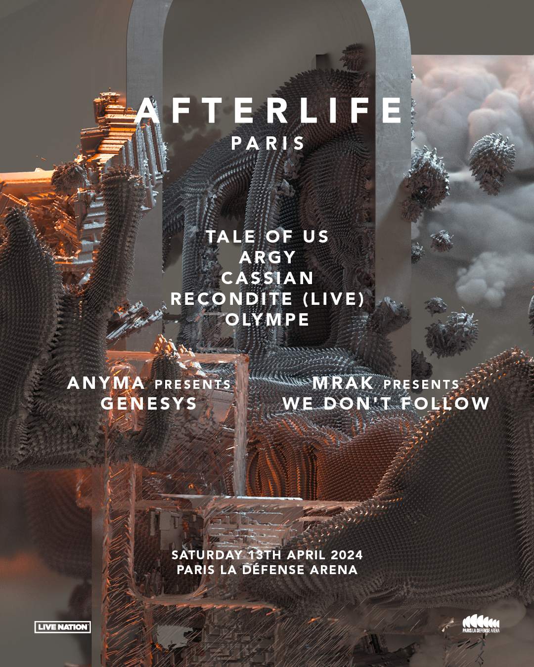 Afterlife Paris 2024 - フライヤー裏