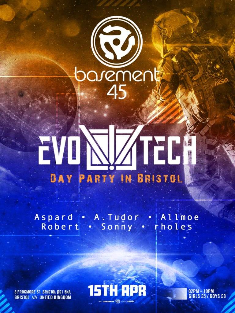 EvoTech Day Party In Bristol - フライヤー表