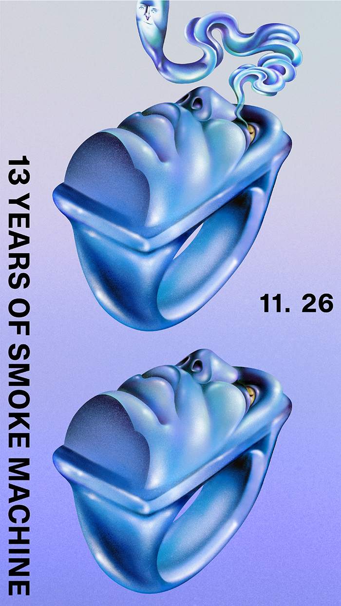 13 Years of SMOKE MACHINE - Página frontal