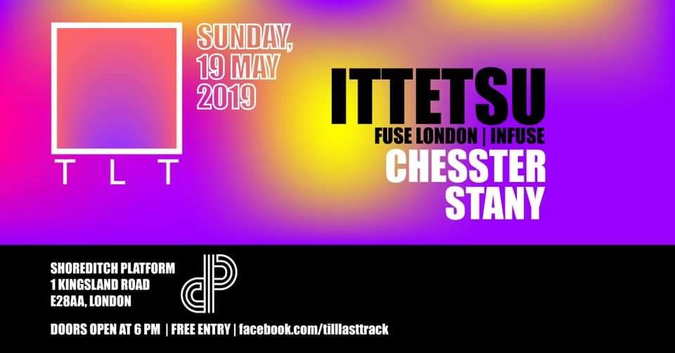 TLT House Edition •14• with Ittetsu (Fuse London/Infuse) - フライヤー表