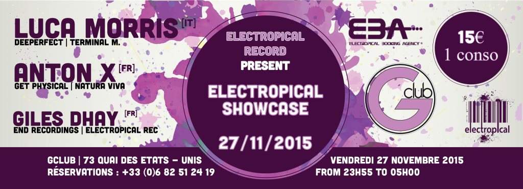 Electropical Showcase - フライヤー表