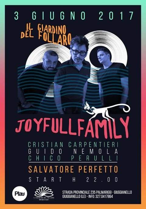 Joyfull Family at Il Giardino Del Fòllaro - フライヤー表