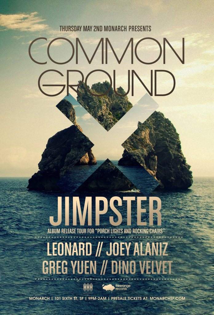 Common Ground with Jimpster presented by Monarch - Página frontal