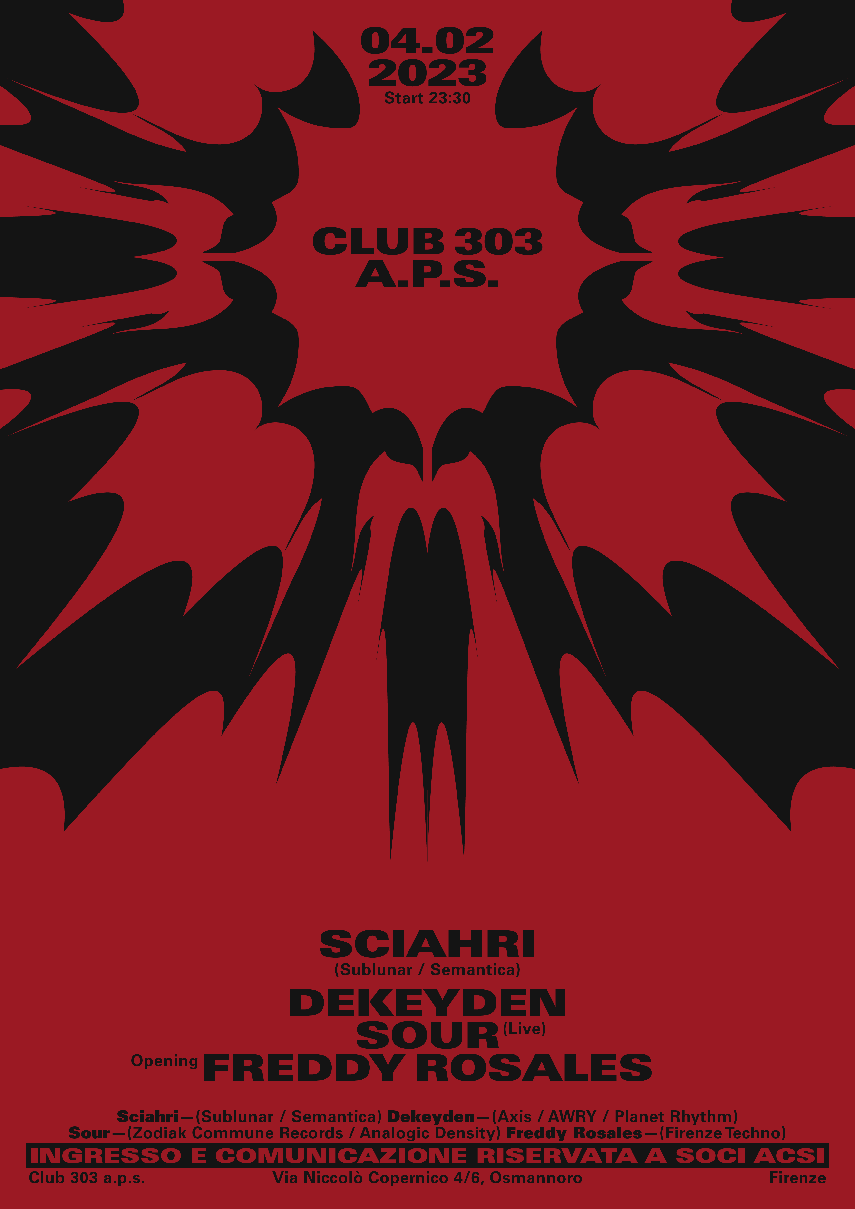 Club 303 // Sciahri at Club303, Florence