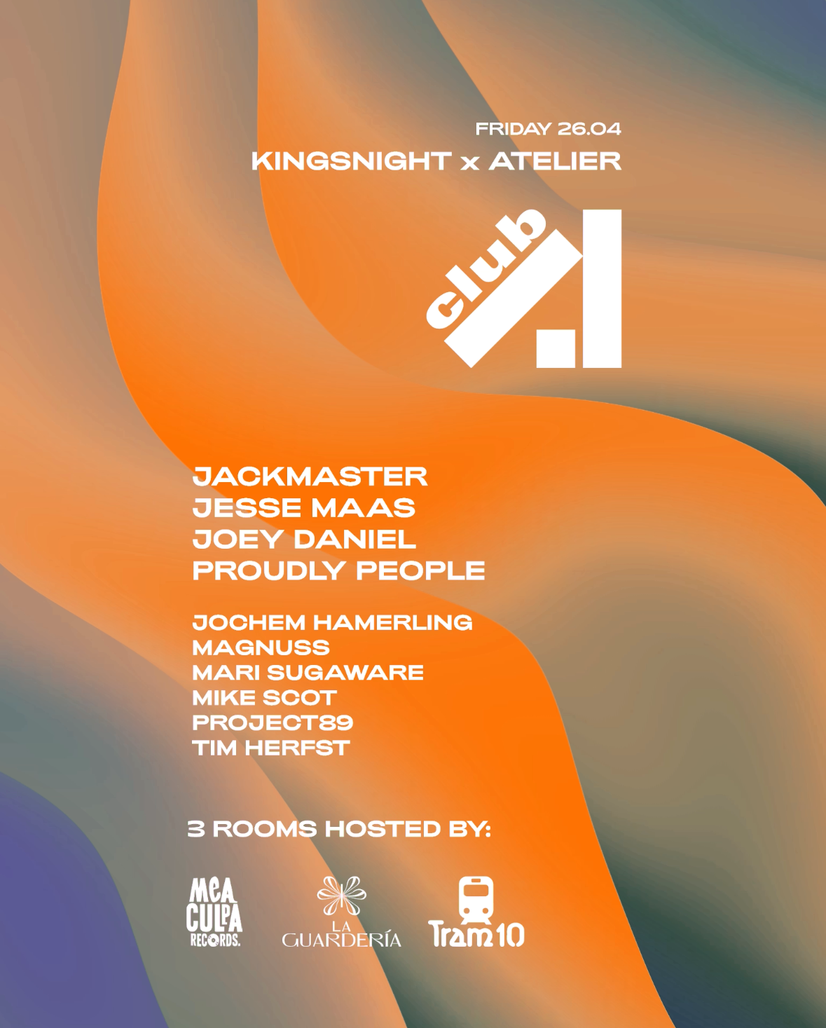 Kingsnight x Atelier with Jackmaster, Joey Daniel and many more - フライヤー表