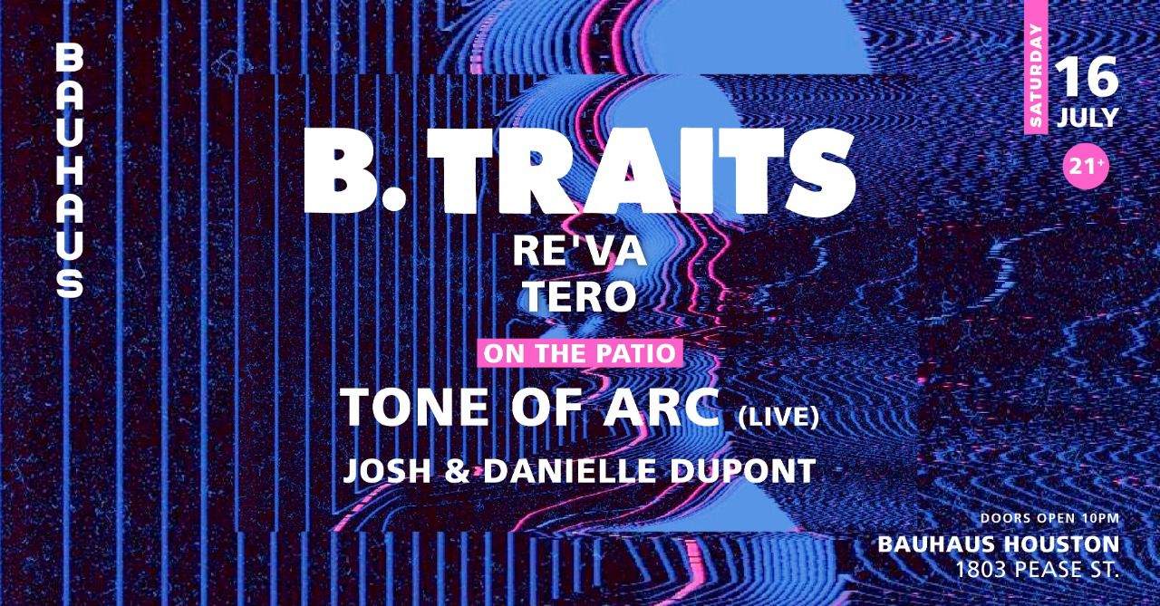 B.Traits & Tone Of Arc (live) - Página frontal