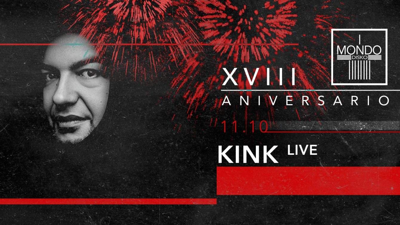 XVIII Anniversary: KiNK Live - Página frontal