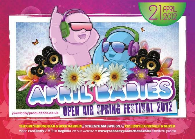 April Babies Open Air Spring Festival 2012 - フライヤー表