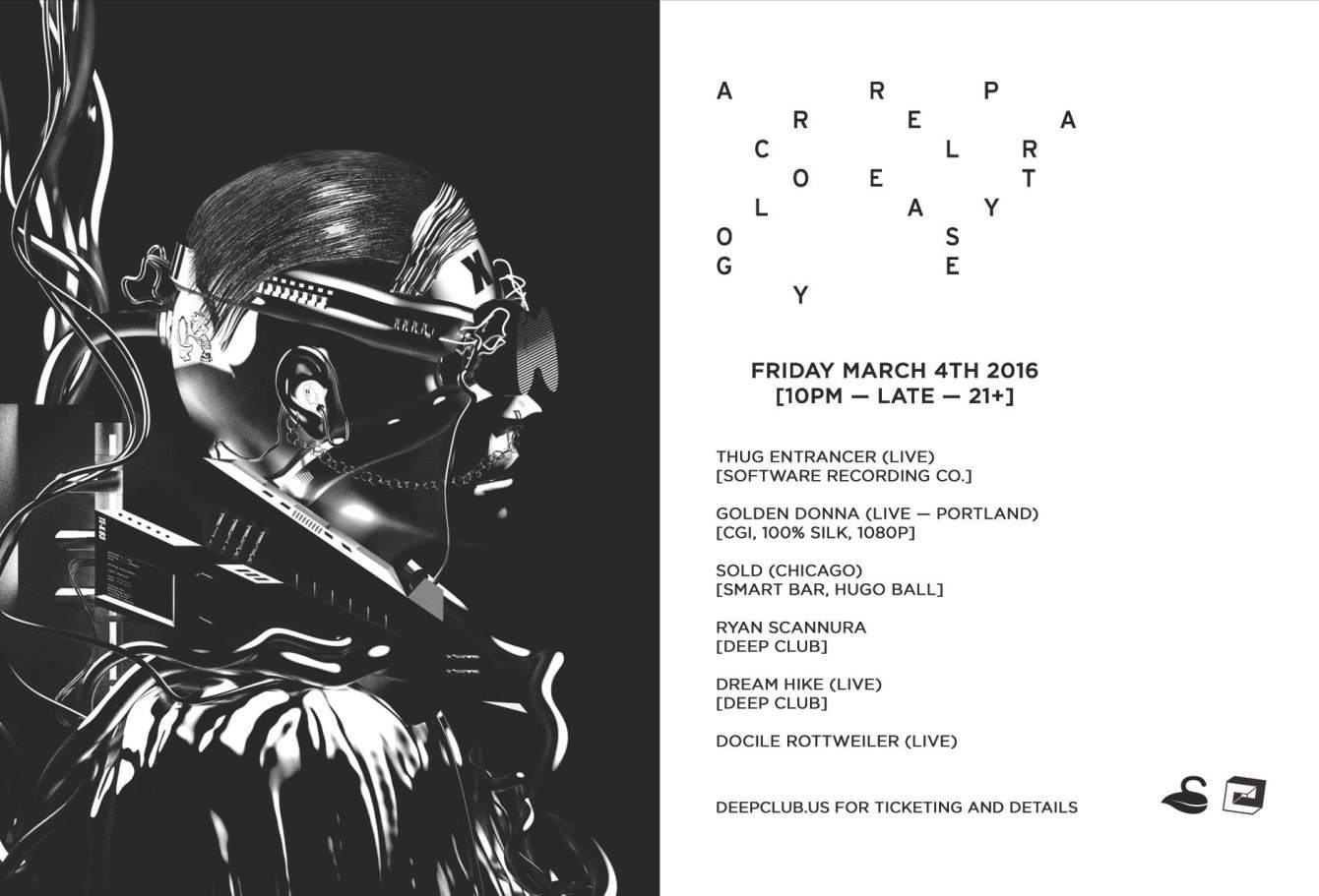 Arcology Release Party With: Thug Entrancer, Golden Donna, Sold and Friends - Página frontal