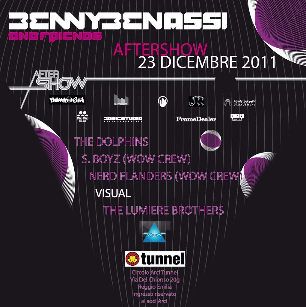 Benny Benassi & Friends Official Aftershow - Página frontal
