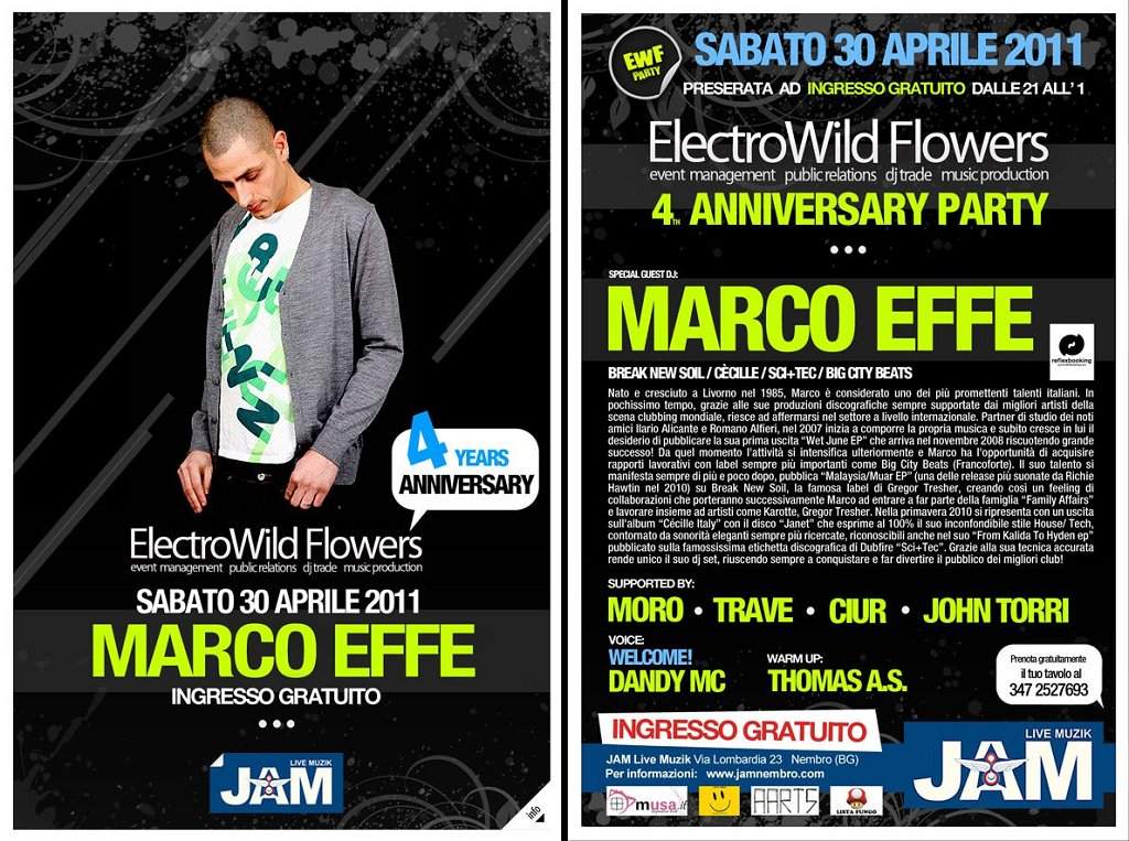 Ewf Party W Marco Effe - フライヤー表