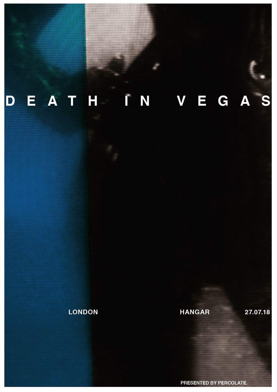 Percolate Live: Death In Vegas - フライヤー表
