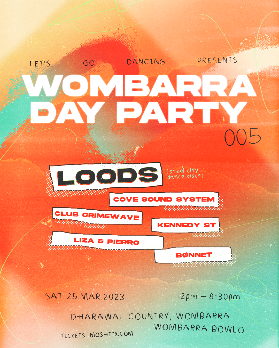 Wombarra Day Party 5 feat. Loods (Steel City Dance Discs) - Página frontal