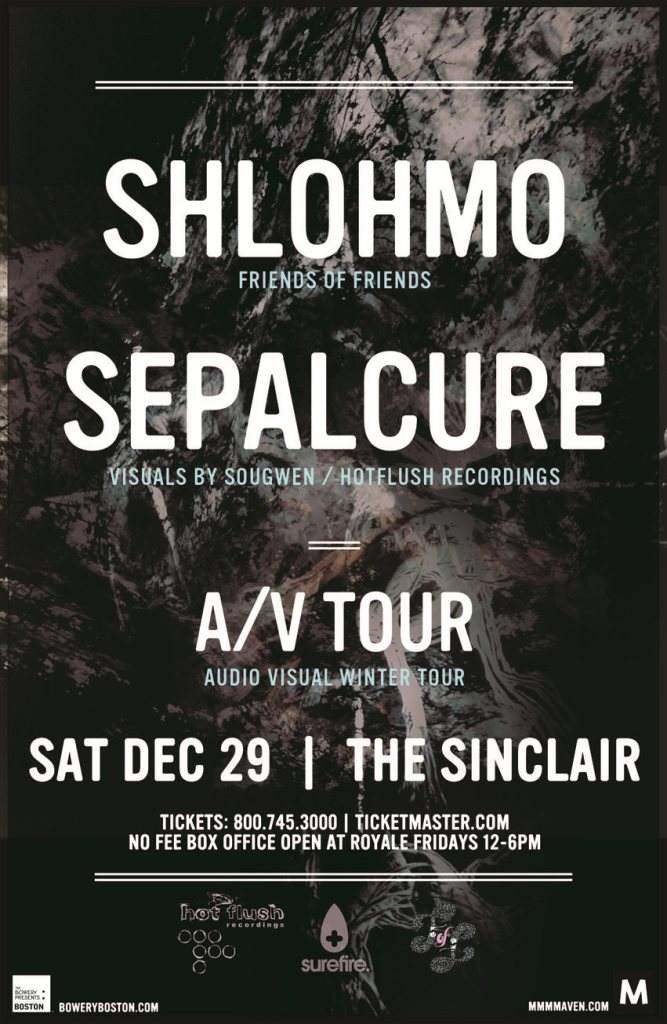 Shlohmo & Sepalcure A/V Tour - Página frontal