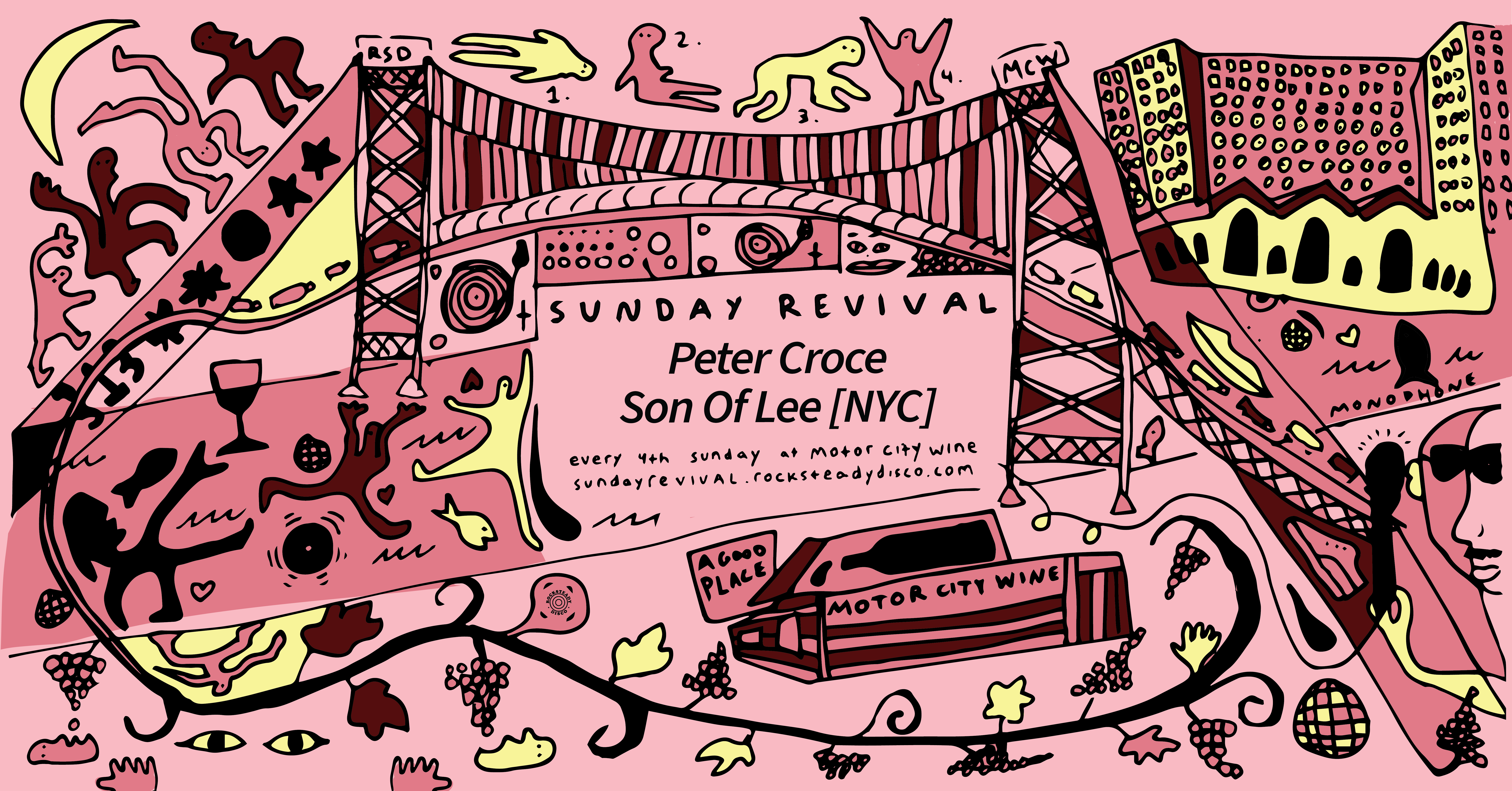 Sunday Revival w Son Of Lee [NYC] & Peter Croce - フライヤー表
