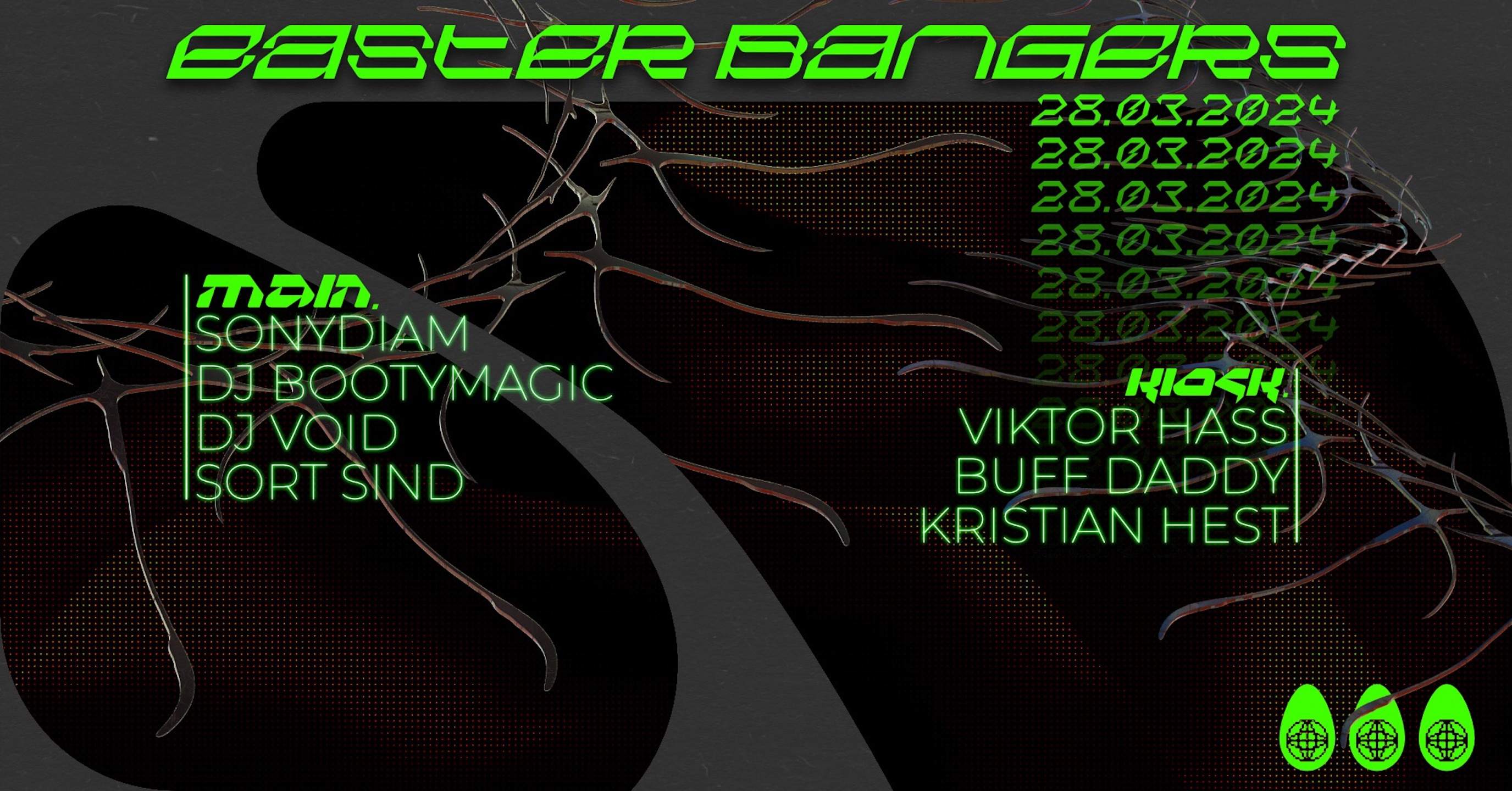 Easter Bangers at Module - フライヤー表