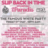 Slip Back In Time presents Old Skool Ibiza | The White Party - フライヤー表