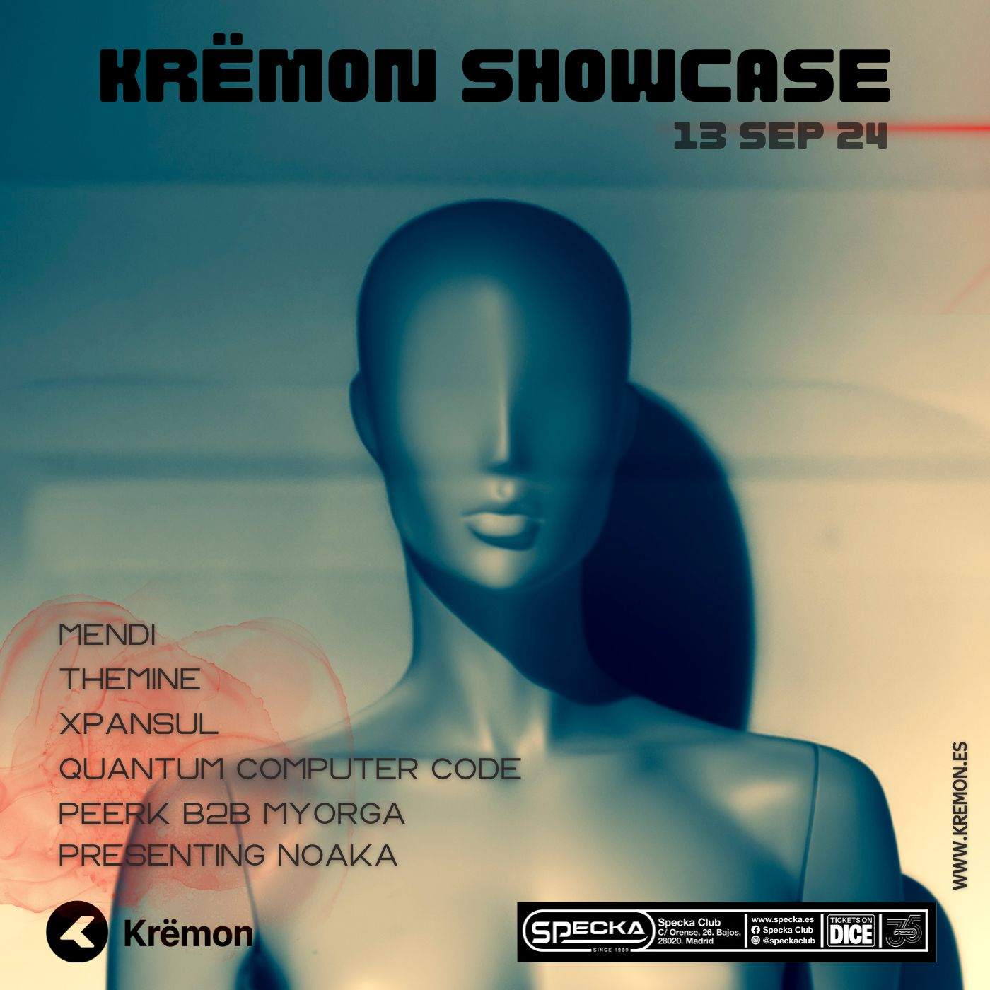 Showcase - Krëmon Label at Specka, Madrid