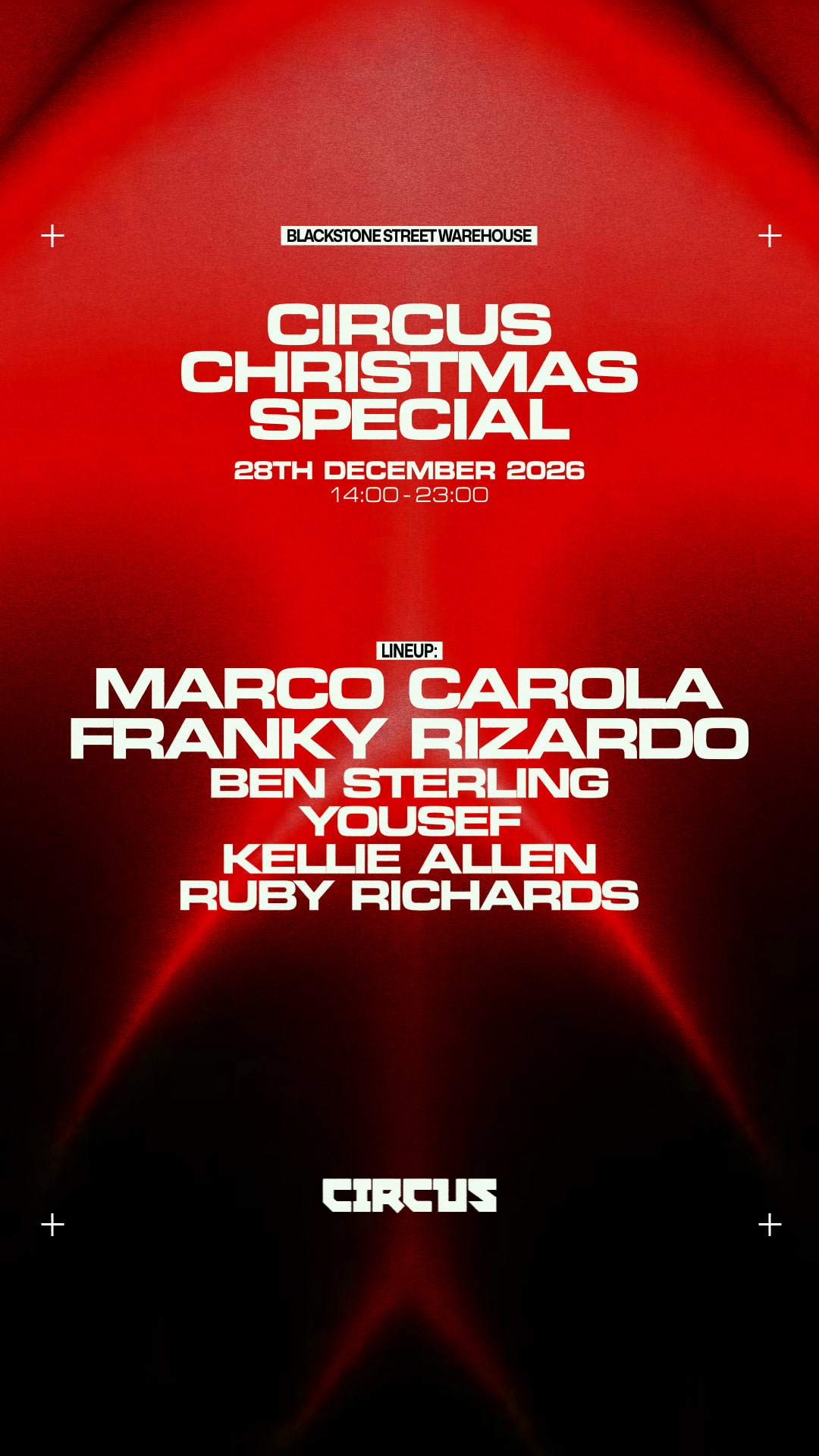 Circus Christmas Special Blackstone St Warehouse at Blackstone Street ...