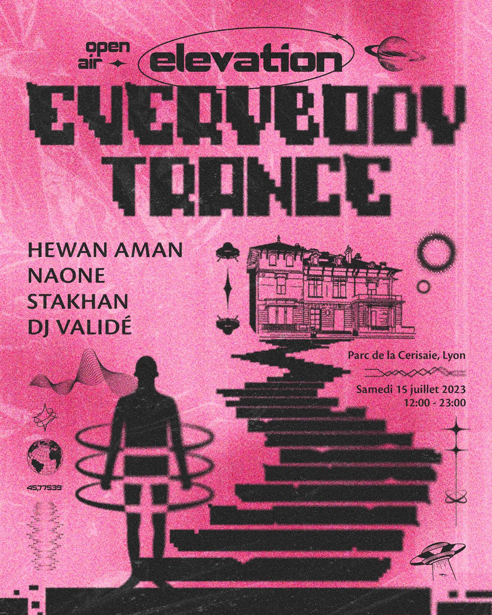 Everybody Trance - Open Air: Hewan Aman, Naone, Stakhan, DJ Validé - Página frontal