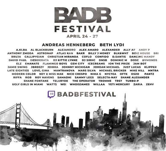 Badb Virtual Festival - Página frontal