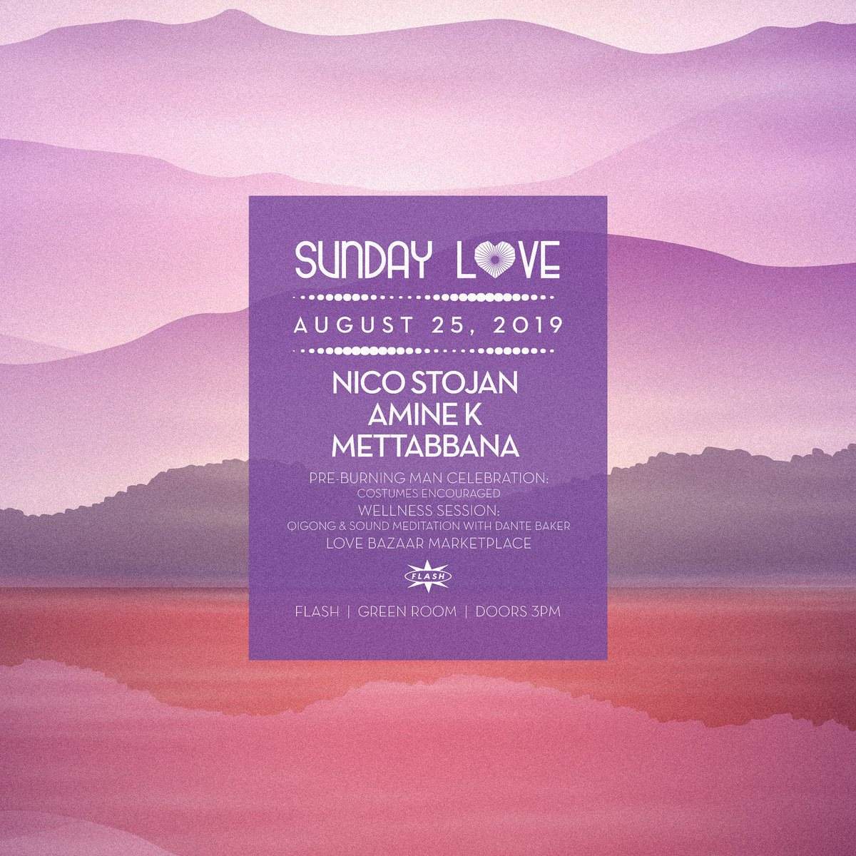 Sunday Love: Nico Stojan - Amine K - Mettabbana - Página frontal