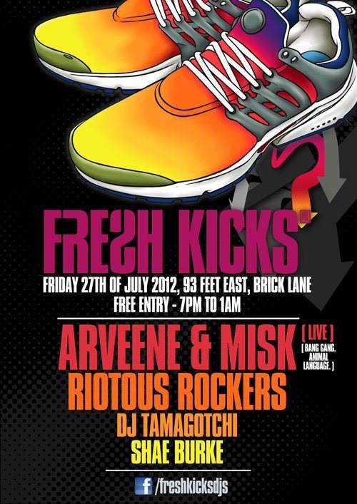Fresh Kicks presents Arveene and Misk ‎ - Página frontal