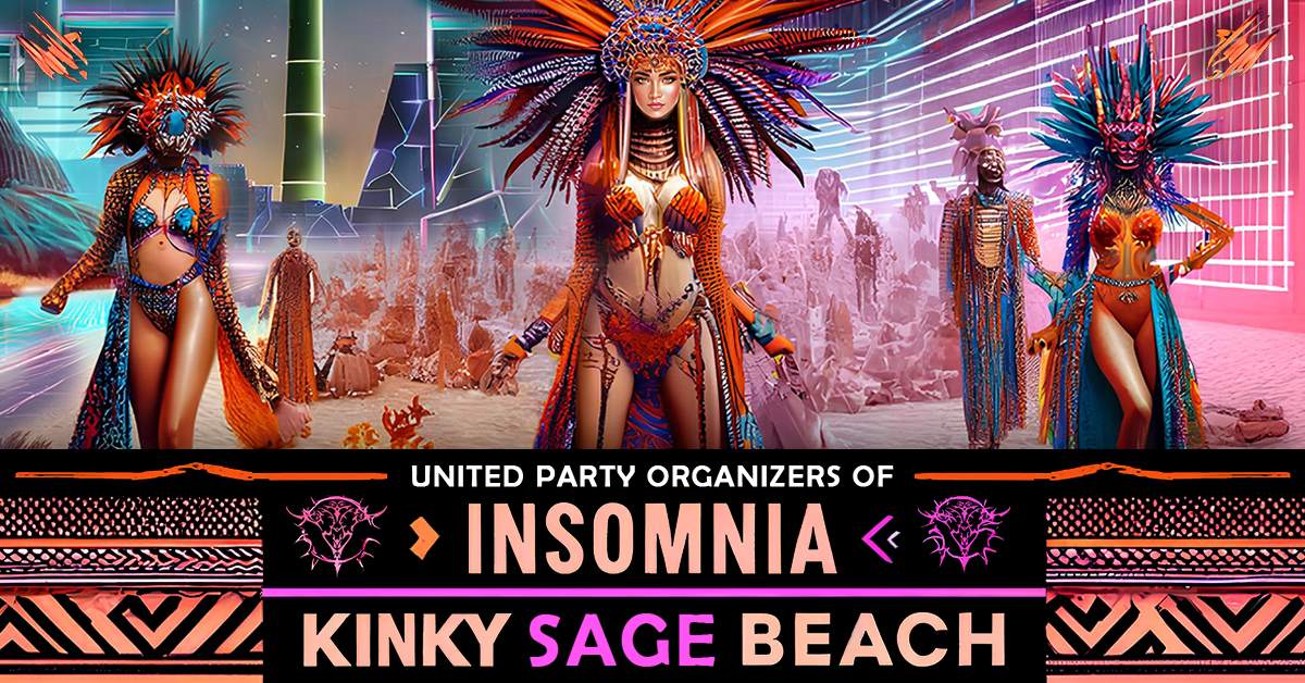 Insomnia Kinky Beach Party - フライヤー表